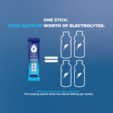 One stick equals four bottles worth of electrolytes