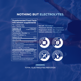 Unflavoured Electrolytes ingredients and nutrition facts